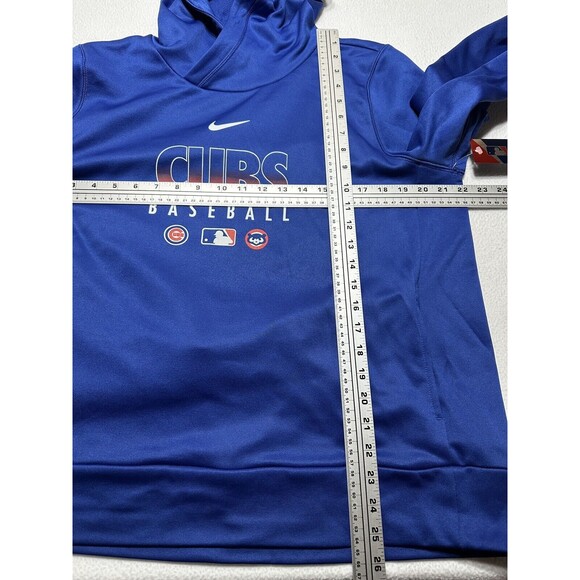 Chicago Cubs Nike Women’s Baseball Hoodie Sweatshirt Size XL Blue Logo NWOT - Picture 6 of 12